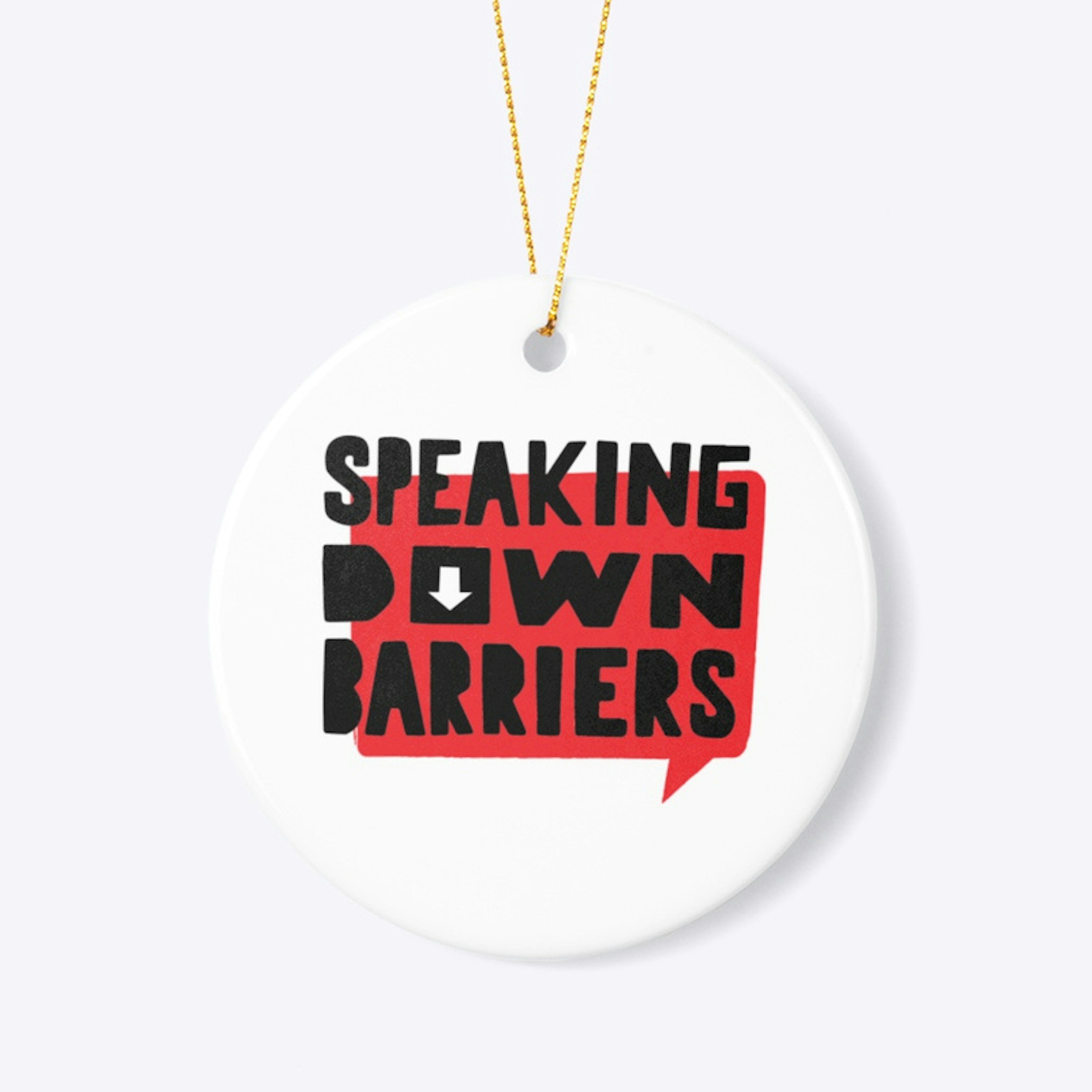 Speaking Down Barriers Pendant